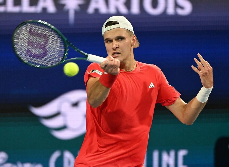 Český tenista Jakub Menšík ve finále ATP Masters v Miami 2025