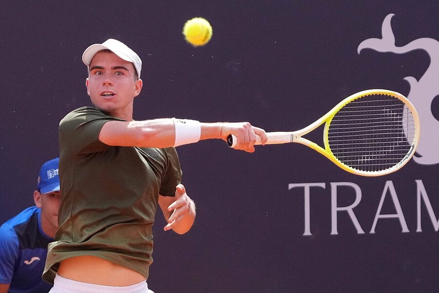 Tenis, ATP challenger muži, Dalibor Svrčina na turnaji v Neapoli