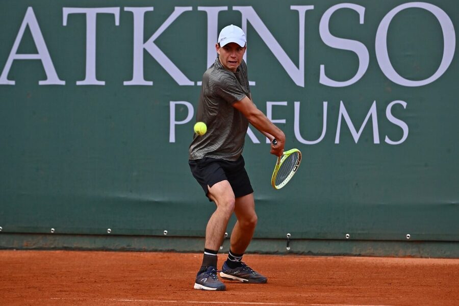 Tenis, ATP challenger muži, Dalibor Svrčina během turnaje v Monze, Itálie