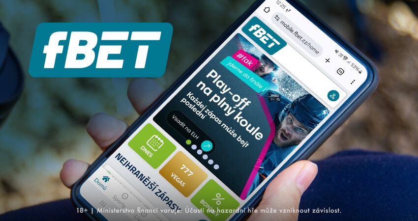 Sázková kancelář fBET - kurzy i bonusy klidně i ve vašem mobilu