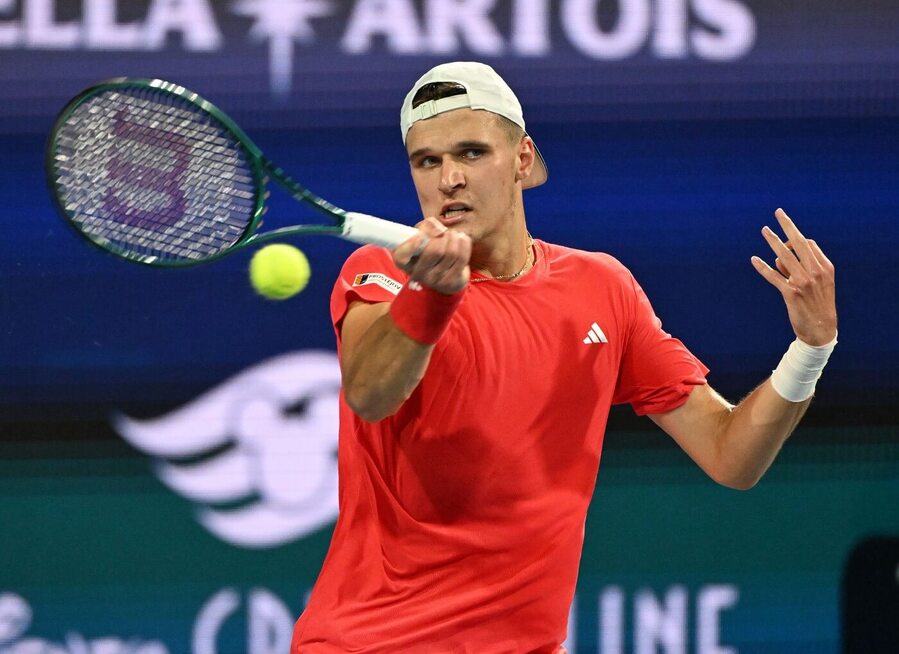 Tenis, ATP, Jakub Menšík na turnaji v Miami, v USA