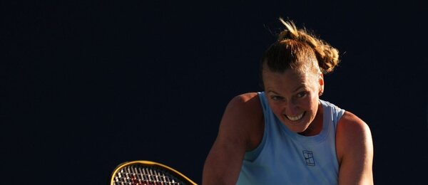 Petra Kvitová na turnaji v Miami 2025