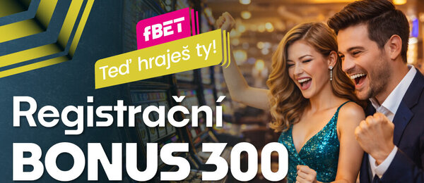 fBET registrační bonus 300 Kč