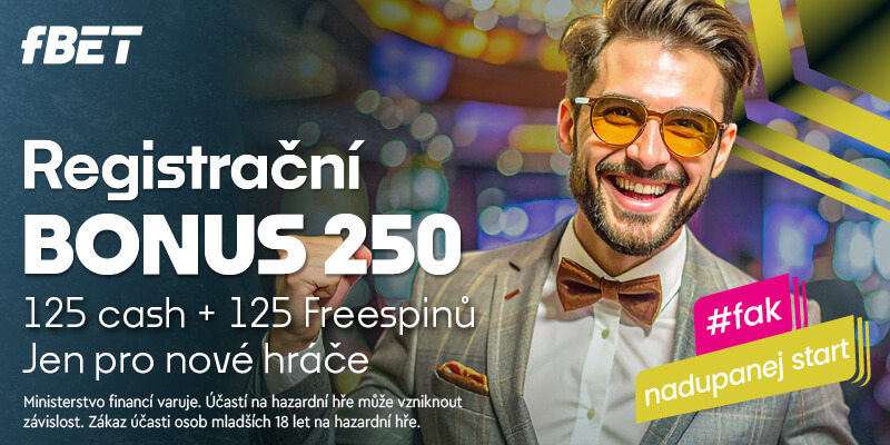 Získejte registrační bonus fBET - česká sázková kancelář