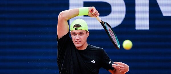 Tenis, ATP, Jakub Menšík na turnaji v Mnichově, Německo