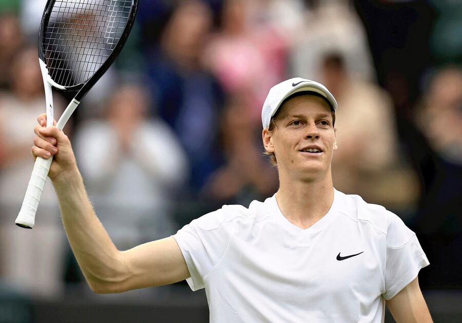 Tenis, ATP, Jannik Sinner na grandslamu Wimbledon, Londýn