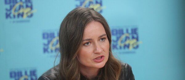 Tenis, WTA, Barbora Krejčíková během Billie Jean King Cupu v Ostravě