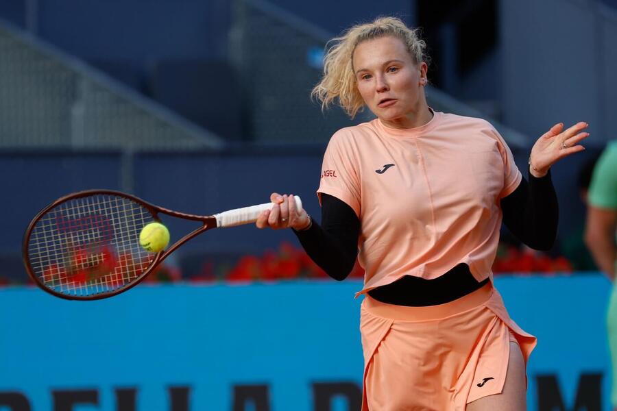 Kateřina Siniaková na turnaji v Madridu 2025