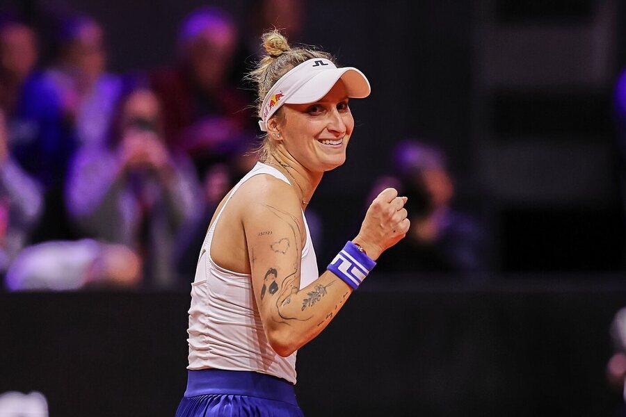 Tenis, WTA, Markéta Vondroušová na turnaji ve Stuttgartu, Německo