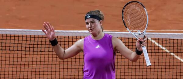 Tenis, WTA, Karolína Muchová během turnaje v Palermu, Itálie