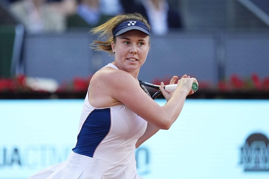 Linda Nosková na turnaji v Madridu 2025