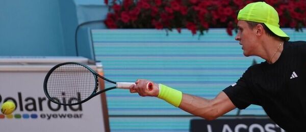 Tenis, ATP, Jakub Menšík na turnaji v Madridu, Španělsko