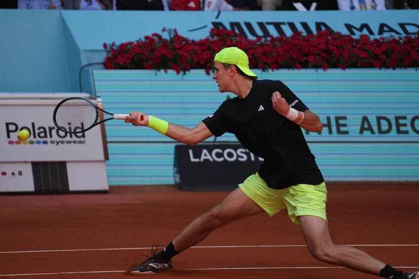 Tenis, ATP, Jakub Menšík na turnaji v Madridu, Španělsko