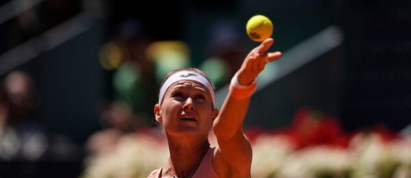 Marie Bouzková na turnaji v Madridu 2025