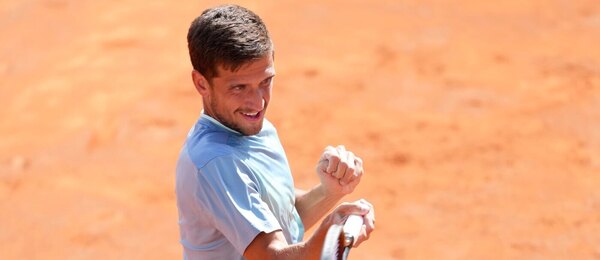 Vít Kopřiva v zápase na ATP 1000 Řím 2025, kde ho dnes ve 3. kole vyzve Jack Draper