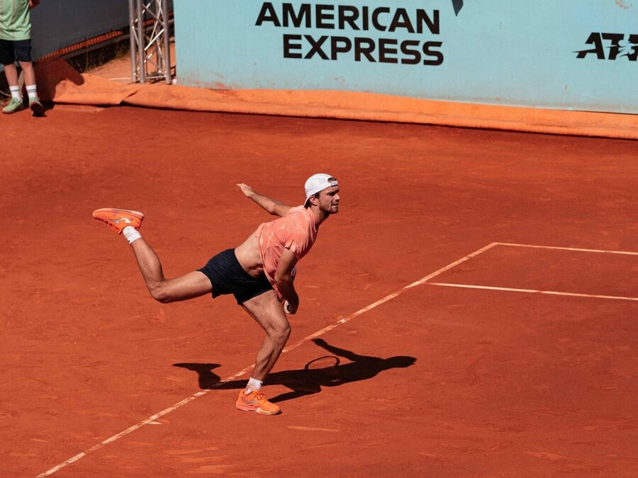 Tenis, ATP, Tomáš Macháč na turnaji v Madridu, Španělsko