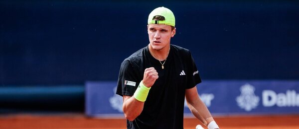 Tenis, ATP, Jakub Menšík během turnaje v Mnichově