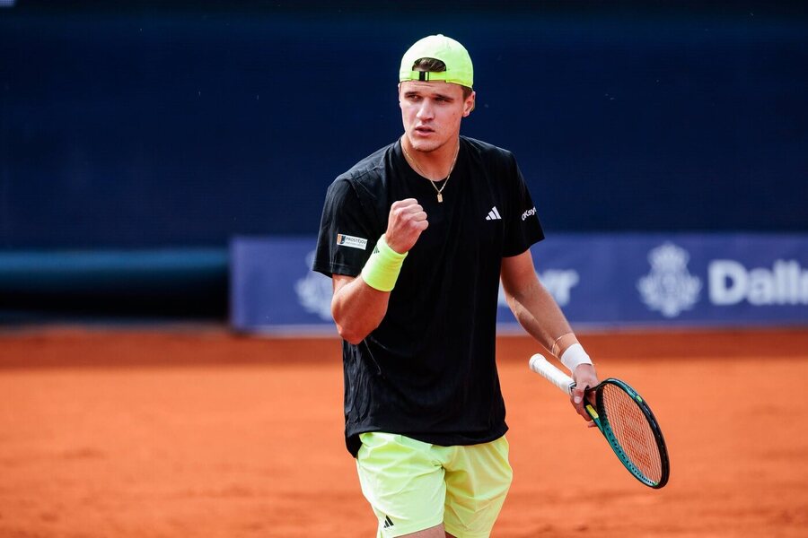 Tenis, ATP, Jakub Menšík během turnaje v Mnichově