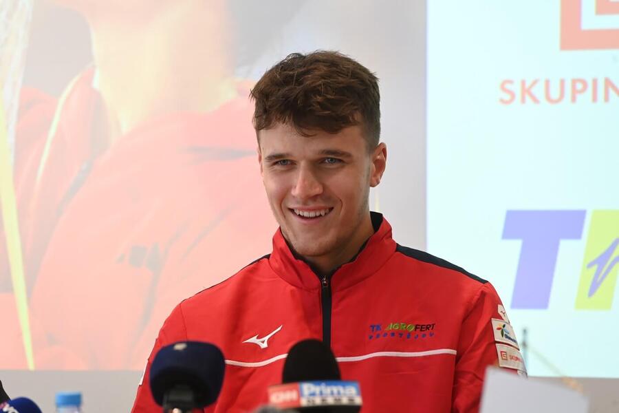 Tenis, ATP, Jakub Menšík na tiskové konferenci po vyhraném Miami