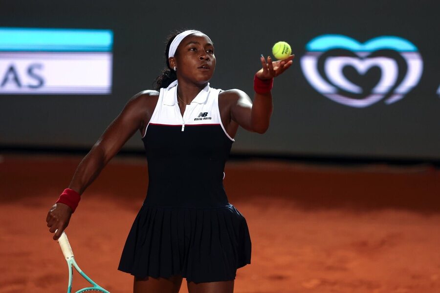 Coco Gauff na turnaji v Římě 2025