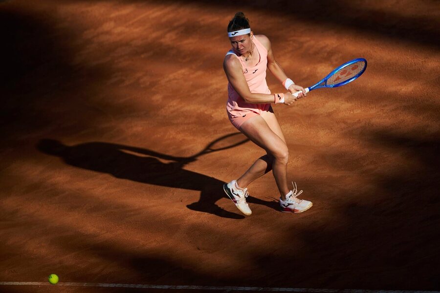 Marie Bouzková na turnaji v Římě 2025