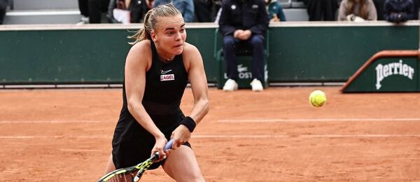 Sára Bejlek v kvalifikaci na Roland Garros 2025. V 1. kole French Open ji dnes vyzve Marta Kostyuk