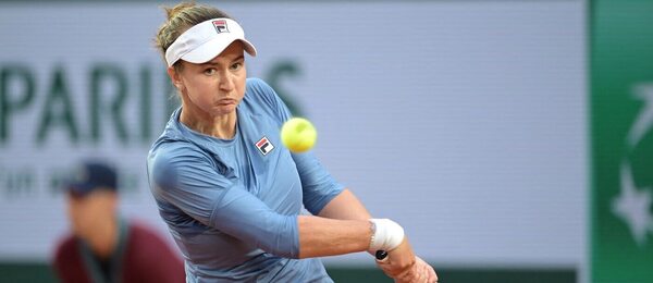 Česká tenistka Barbora Krejčíková na loňském Roland Garros v Paříži. Krejčíková dnes hraje 1. kolo French Open 2025