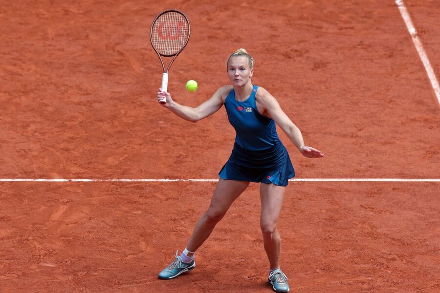 Tenis, WTA, Kateřina SIniaková během Roland Garros, French Open, Paříž