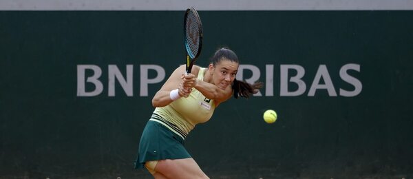 Tereza Valentová v akci, French Open 2025