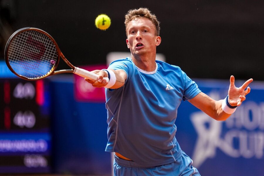 Jiří Lehečka na turnaji v Hamburku 2025
