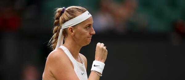 Tenis, WTA, Petra Kvitová během Wimbledonu, Londýn, grandslam