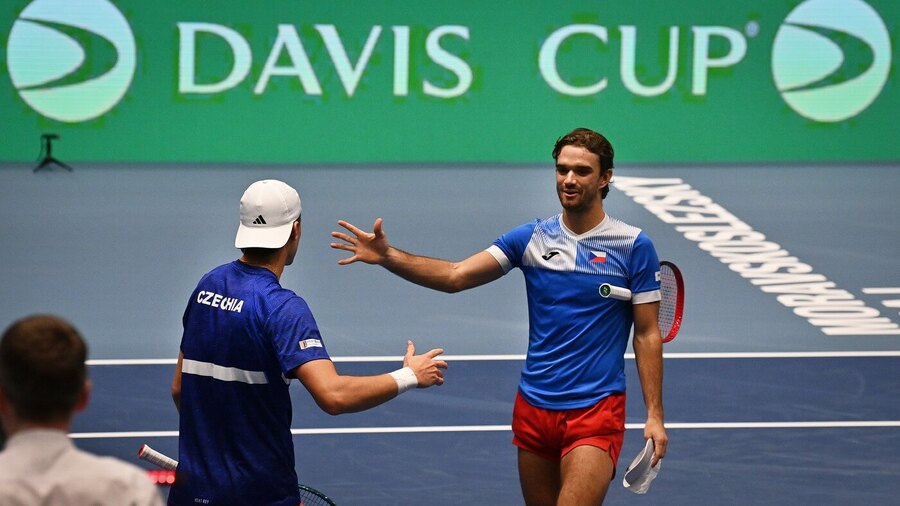 Tenis, Davis Cup - Davisův pohár 2025, Tomáš Macháč a Jakub Menšík v Ostravě