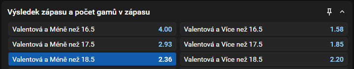 Valentová vs. Palicová - WTA 125 Grado 2025 (finále)