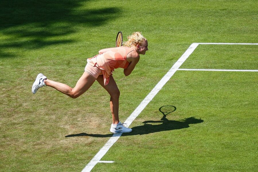 Kateřina Siniaková ve finále kvalifikace na WTA Berlín 2025, Siniaková dnes hraje 1. kolo s Tomovou