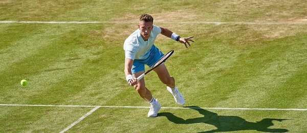 Tenis, ATP, Jiří Lehečka na turnaji ve Stuttgartu, Německo