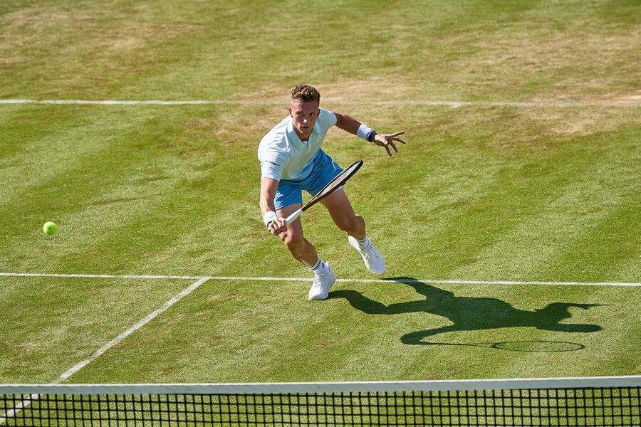 Tenis, ATP, Jiří Lehečka na turnaji ve Stuttgartu, Německo