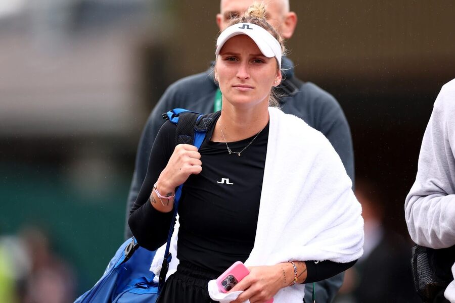 Tenis, WTA, Markéta Vondroušová během Wimbledonu, Londýn, grandslam
