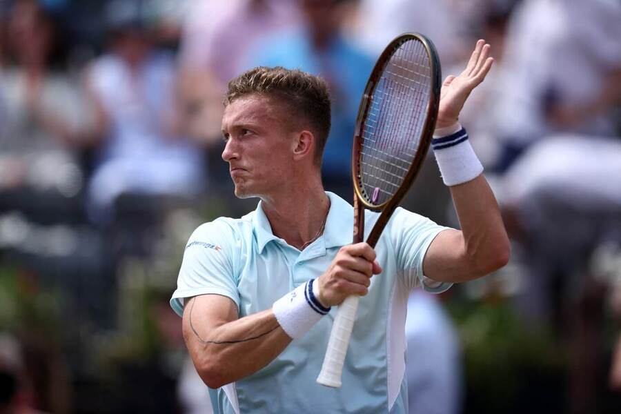 Tenis, ATP, Jiří Lehečka na travnatém turnaji v Londýně, Queens Club, semifinále s Draperem