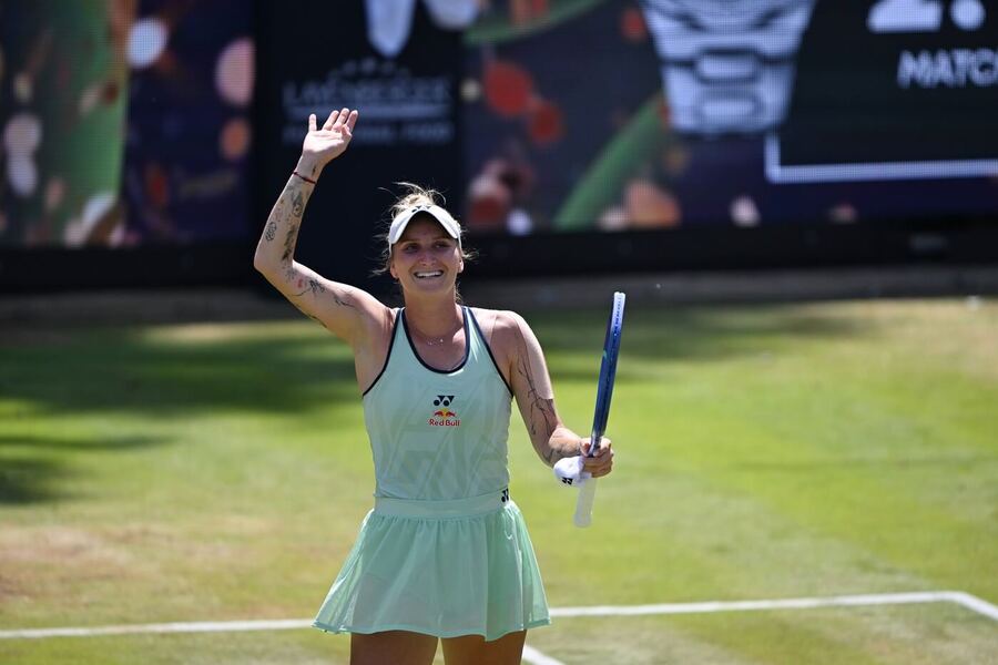 Tenis, WTA, Markéta Vondroušová na turnaji v Berlíně, Německo, tráva