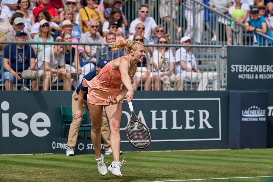 Kateřina Siniaková na turnaji v Bad Homburgu 2025