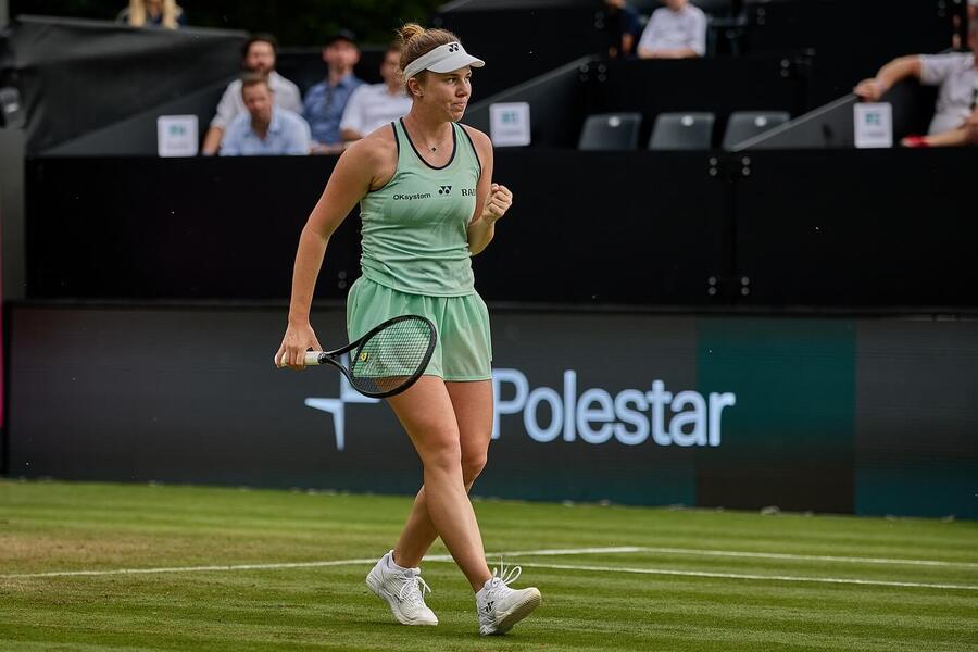Linda Nosková na turnaji WTA Bad Homburg 2025