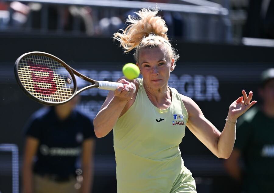 Kateřina Siniaková v osmifinále WTA Bad Homburg 2025, dnes Siniaková hraje 1. kolo Wimbledonu