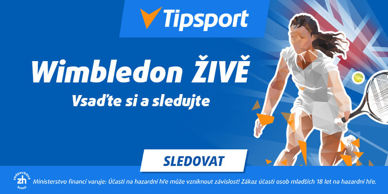 Wimbledon 2025 u Tipsportu - vsaďte si a sledujte přímé přenosy
