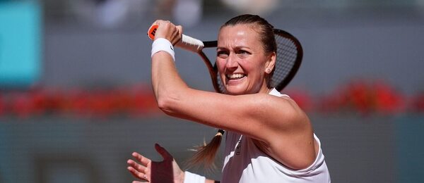 Tenis, WTA, Petra Kvitová během turnaje ve španělském Madridu