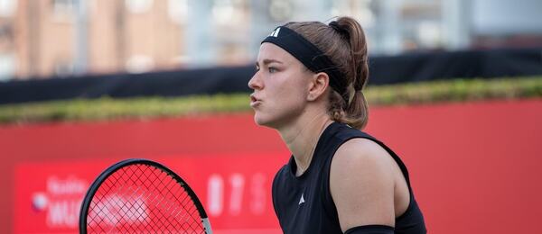 Tenis, WTA, Karolína Muchová během turnaje v Queens Clubu, Londýn