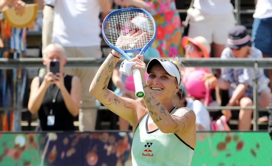 Markéta Vondroušová po vítězném finále na turnaji v Berlíně 2025