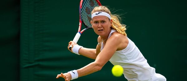 Tenis, WTA, Marie Bouzková během Wimbledonu, All England Club, Londýn, grandslam
