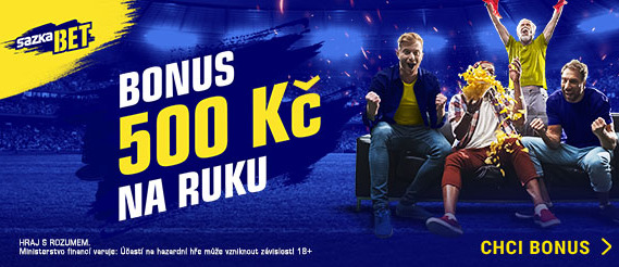 Registrujte se u Sazkabet a získejte Sazka bonus 500 Kč zdarma pro nové hráče