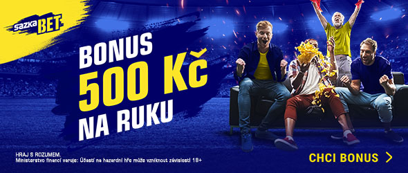 Registrujte se u Sazkabet a získejte Sazka bonus 500 Kč zdarma pro nové hráče