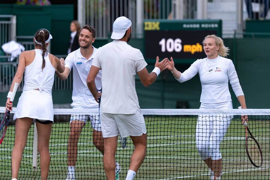 Sem Verbeek a Kateřina Siniaková dnes na Wimbledonu 2025 hrají finále smíšené čtyřhry